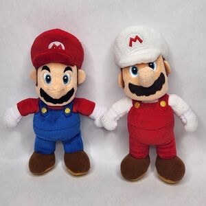 Supermario And Fire Mario Plush